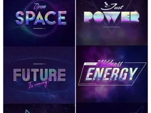 Holographic Effects 10 PSD Mockups