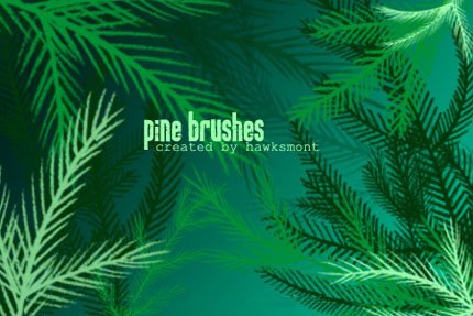 pine brush