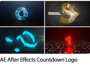 After Effects Countdown Logo