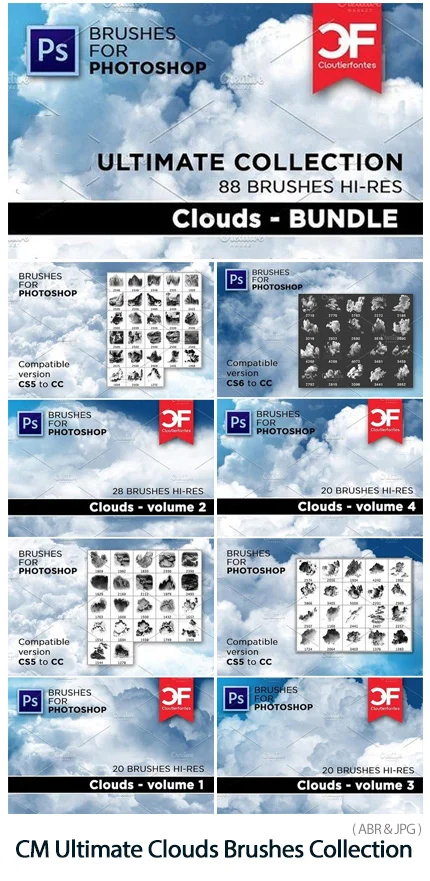 CM Ultimate Clouds Brushes Collection