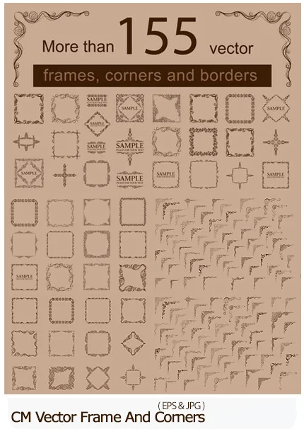 CM Vector Frame And Corners