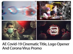 Covid-19 Cinematic Title Logo Opener And Corona Virus Promo