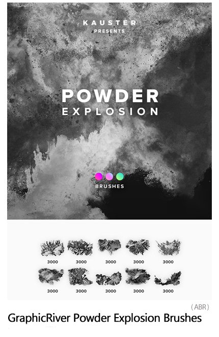 GraphicRiver Powder Explosion Brushes