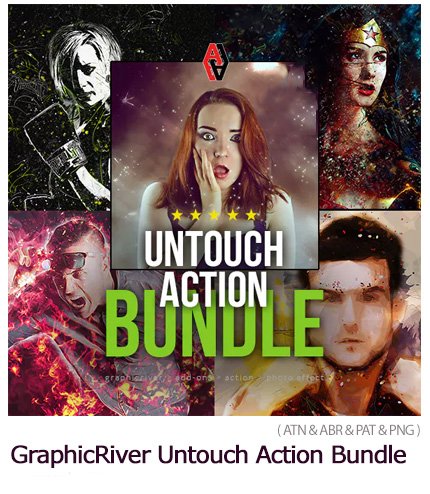 GraphicRiver Untouch Action Bundle
