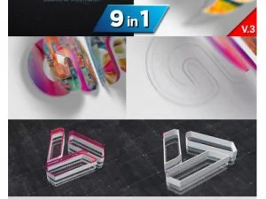 Drawing 3D Logo Reveal V3