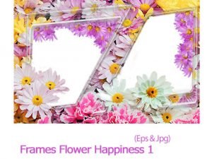 Frames Flower Happiness 01