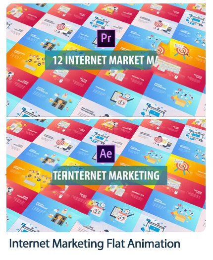 Internet Marketing Flat Animation