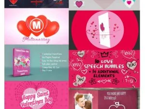 MotionArray Valentines Day After Effects 18 In 1 Bundle