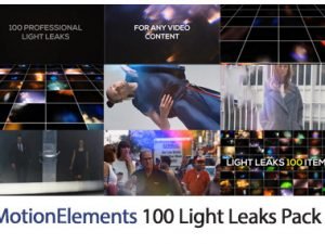 MotionElements 100 Light Leaks Pack