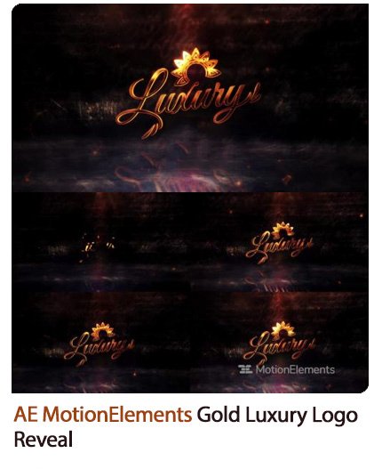 MotionElements Gold Luxury Logo Reveal