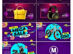 Online Market Product Promo Video Template