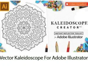 Vector Kaleidoscope For Adobe Illustrator