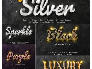 Brilliant Gold Text Effect Collection Styles For Photoshop