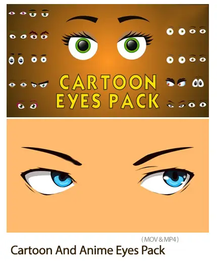 Cartoon And Anime Eyes Pack