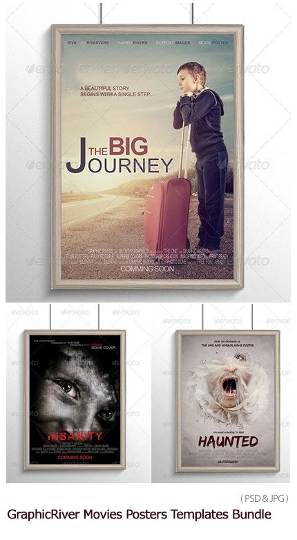 GraphicRiver Movies Posters Templates Bundle