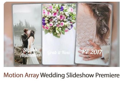 Motion Array Wedding Slideshow Premiere Pro Templates