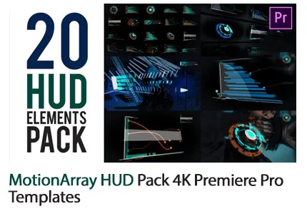 MotionArray HUD Pack 4K Premiere Pro Templates
