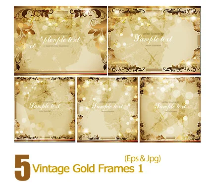 Vintage Gold Frames 01