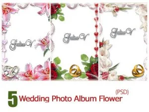 Wedding Photo Album Flower Sy Phony