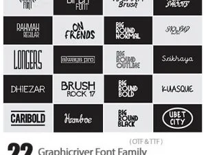 Graphicriver Bundle All My Font 22 Font Family