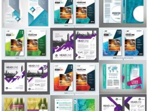 Brochure Flyer Template Design Vector 96