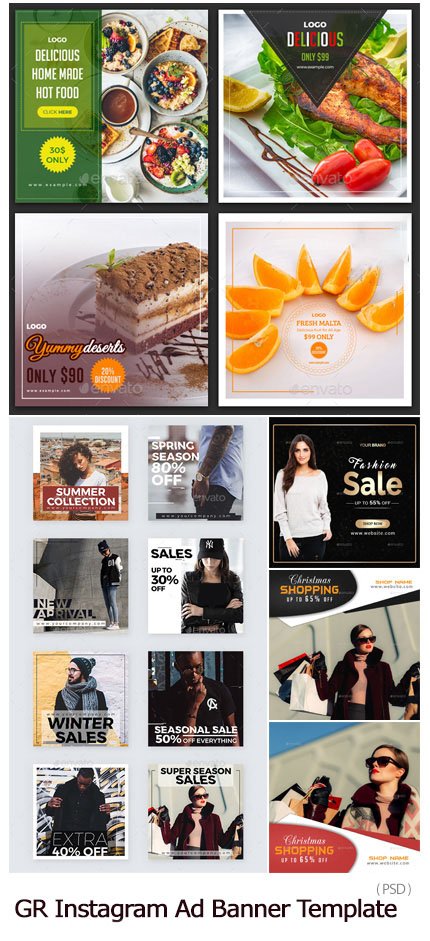 Graphicriver Instagram Advertising Banner Template