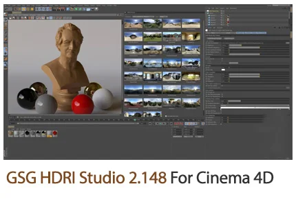 GSG HDRI Studio 2.148 For Cinema 4D