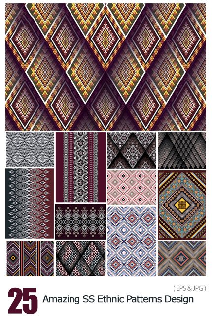 Amazing ShutterStock Ethnic Patterns Design