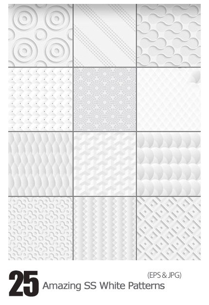 Amazing ShutterStock White Patterns
