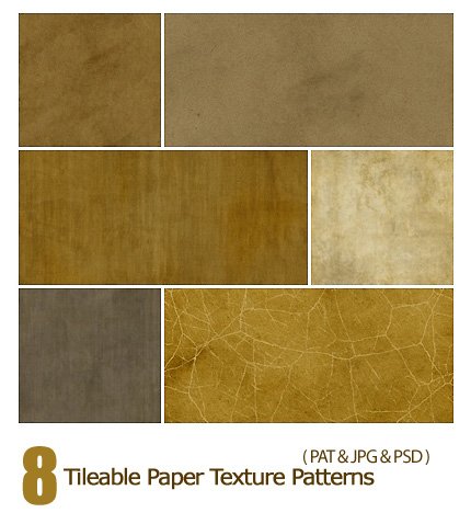 GraphicRiver 8 Tileable Paper Texture Photoshop Patterns