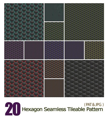 GraphicRiver Hexagon Seamless Tileable Pattern