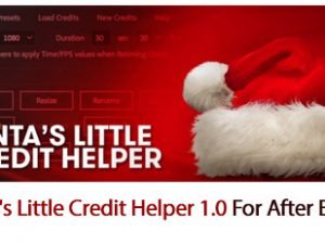 Santas Little Credit Helper 1.0 For After Effect