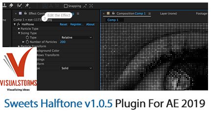 Sweets Halftone v1.0.5 Plugin For After Effect