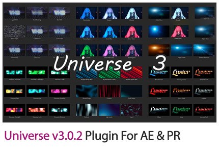 Universe v3.0.2 Plugin For After Effect And Premiere Pro