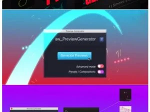 Videohive aw PreviewGenerator After Effects Script V.1.6