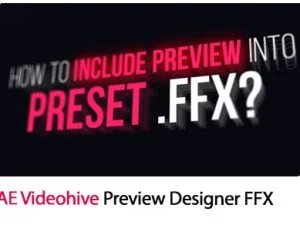 Videohive Preview Designer FFX