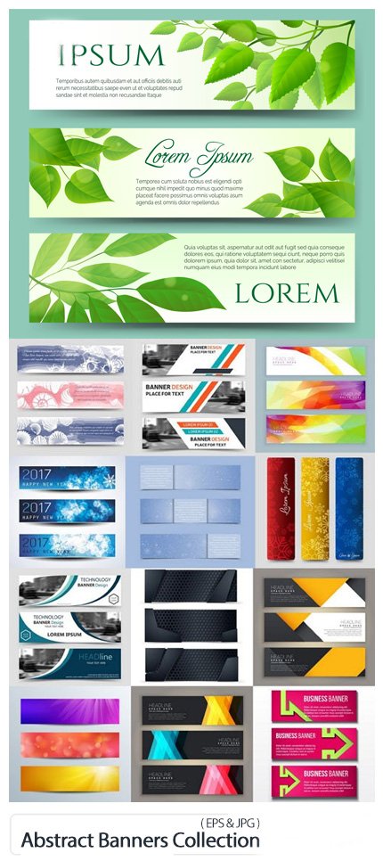 Abstract Banners Collection 101