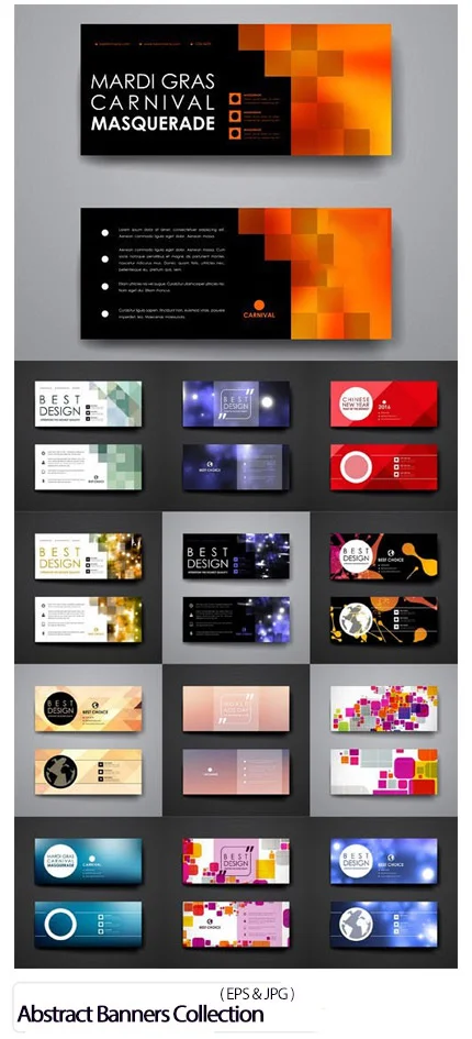 Abstract Banners Collection 88