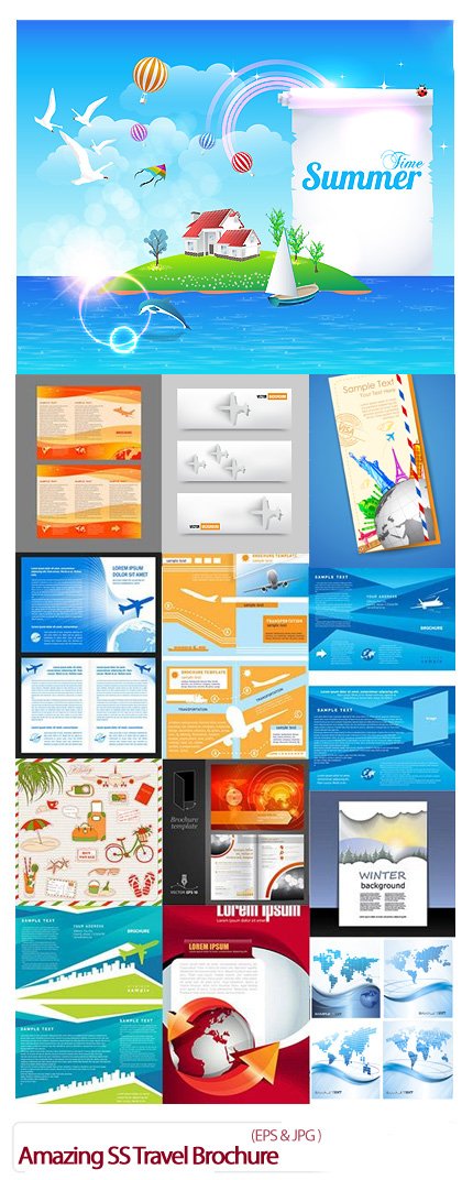 Amazing ShutterStock Travel Brochure