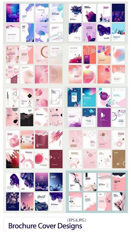 Beauty Brochure Annual Report Cover Designs