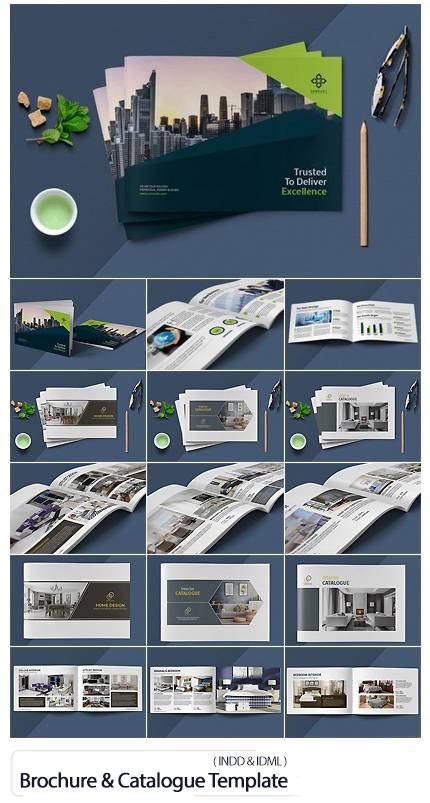 Business Brochure And Interior Catalogue Template