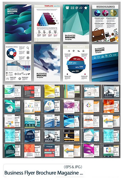 Business Flyer Brochure Or Magazine Cover Vector