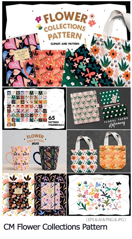 CM Flower Collections Pattern