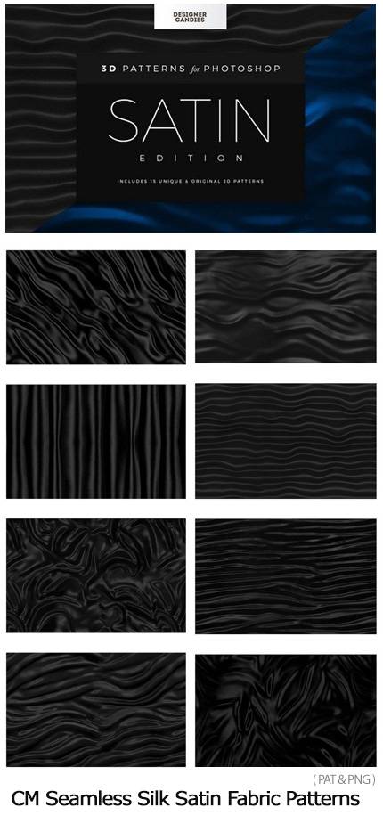 CM Seamless Silk Satin Fabric Patterns