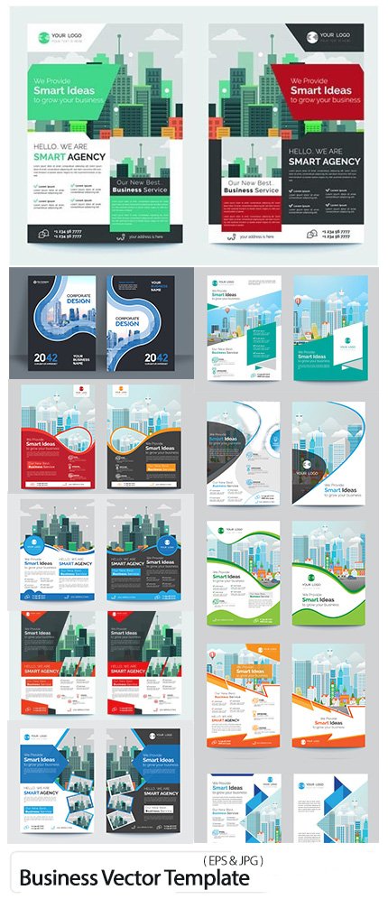 Corporate Business Vector Template