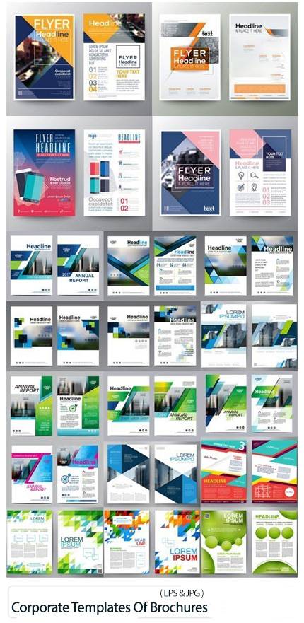 Corporate Templates Of Brochures 02
