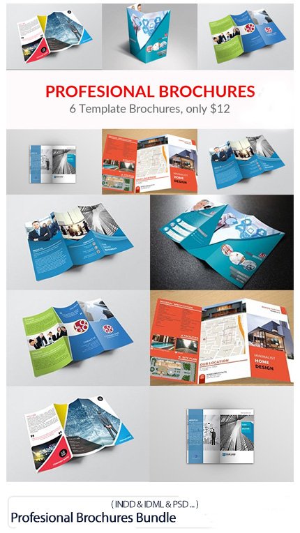 Creativemarket Profesional Brochures Bundle