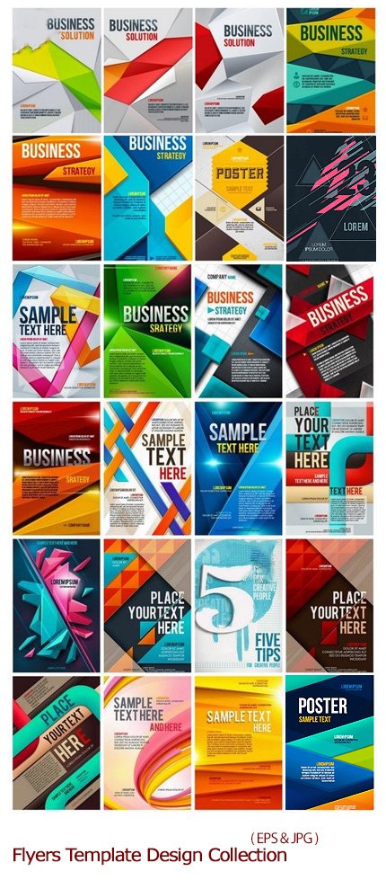 Flyers Template Design Collection