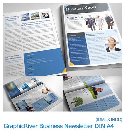 GraphicRiver Business Newsletter DIN A4