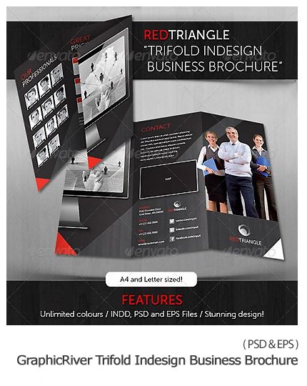 GraphicRiver Trifold Indesign Business Brochure